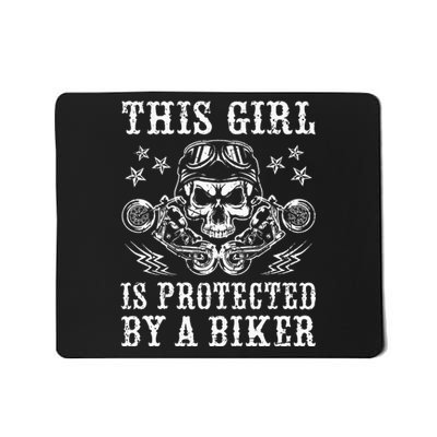 This Is Protected By A Biker Mousepad