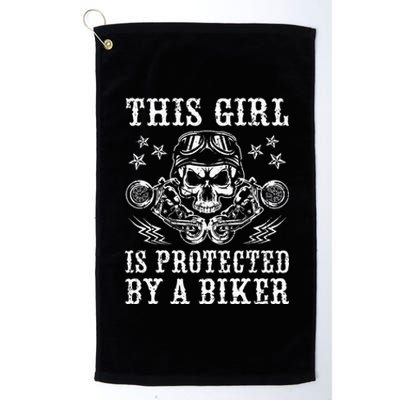 This Is Protected By A Biker Platinum Collection Golf Towel