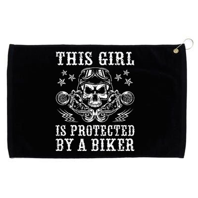 This Is Protected By A Biker Grommeted Golf Towel