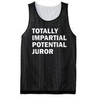 Totally Impartial Potential Juror Mesh Reversible Basketball Jersey Tank