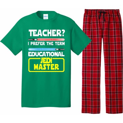 Teacher? I Prefer The Term Educational Jedi Master Pajama Set