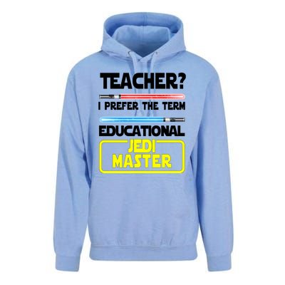 Teacher? I Prefer The Term Educational Jedi Master Unisex Surf Hoodie