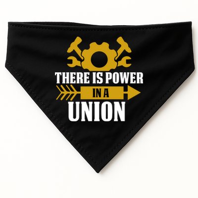 There Is Power In A Union Labor Day Gift USA-Made Doggie Bandana