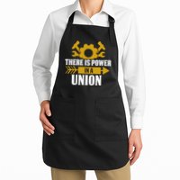 There Is Power In A Union Labor Day Gift Apron