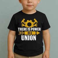 There Is Power In A Union Labor Day Gift Toddler T-Shirt