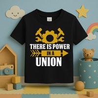 There Is Power In A Union Labor Day Gift Toddler T-Shirt
