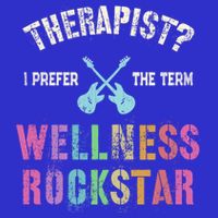 Therapist I Prefer Wellness Rockstar Therapy Ninja Team Cute Gift Polo