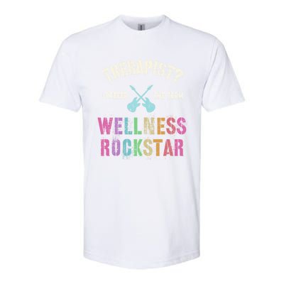 Therapist I Prefer Wellness Rockstar Therapy Ninja Team Cute Gift Softstyle CVC T-Shirt