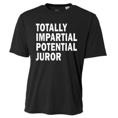 Totally Impartial Potential Juror Cooling Performance Crew T-Shirt