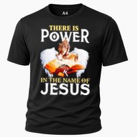 There Is Power In The Name Of Jesus Cross God Faith Christian Jesus Performance Shirt
