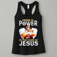 There Is Power In The Name Of Jesus Cross God Faith Christian Jesus Womens Tank Top