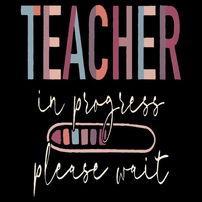 Teacher In Progress Please Wait Recharge Required Test Day Daily Commute Backpack