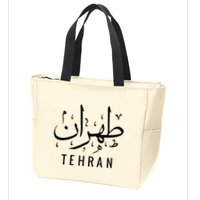 Tehran Iran Persian Calligraphy Farsi Iranian Zip Tote Bag