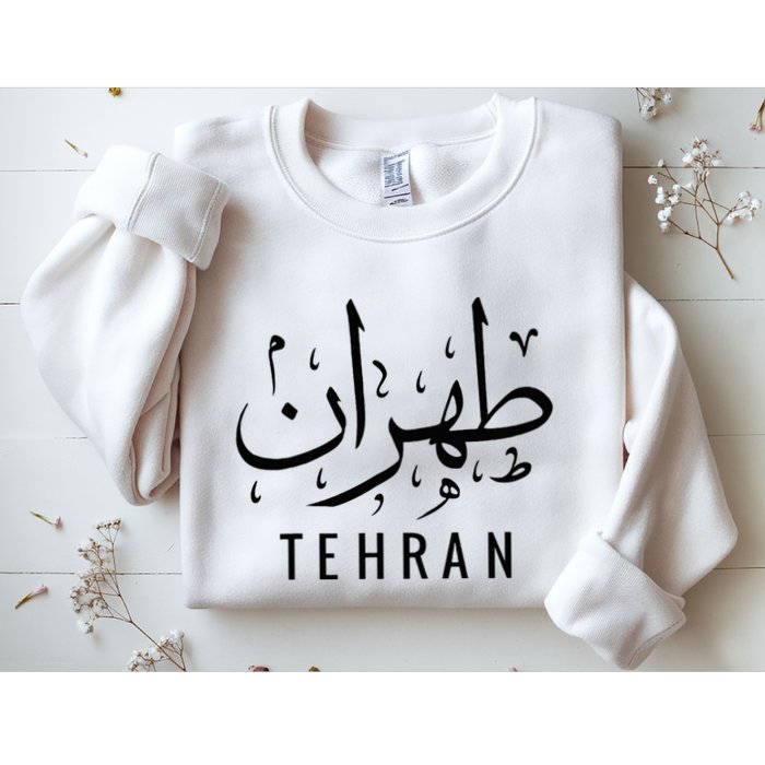 Tehran Iran Persian Calligraphy Farsi Iranian Sweatshirt