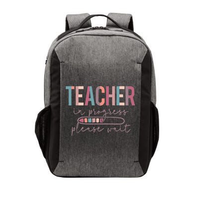 Teacher In Progress Please Wait Future Teacher Women Joke Vector Backpack