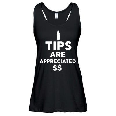 Tips Are Appreciated Ladies Essential Flowy Tank
