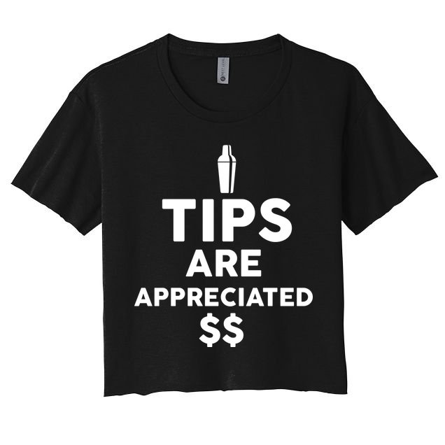 Tips Are Appreciated Crop Top
