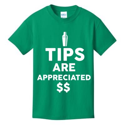 Tips Are Appreciated Kids T-Shirt