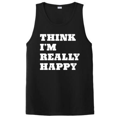 Think IM Really Happy PosiCharge Competitor Tank