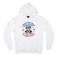 Trump I Really Don’T Know What He Said Humorous Presidential Debate Trump Hoodie