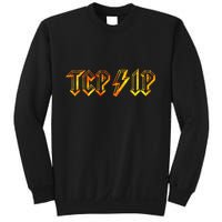 Tcpip In Rock N Roll Style Computer Geeks Networking Sweatshirt