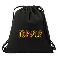 Tcpip In Rock N Roll Style Computer Geeks Networking Drawstring Bag