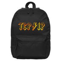 Tcpip In Rock N Roll Style Computer Geeks Networking 16 in Basic Backpack