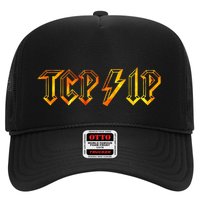Tcpip In Rock N Roll Style Computer Geeks Networking Trucker Hat