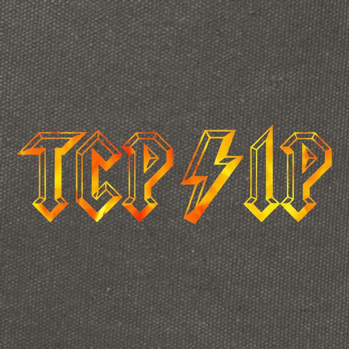 Tcpip In Rock N Roll Style Computer Geeks Networking Cotton Canvas Backpack