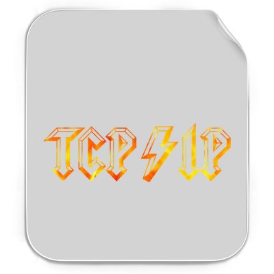 Tcpip In Rock N Roll Style Computer Geeks Networking Permanent Decal Sticker