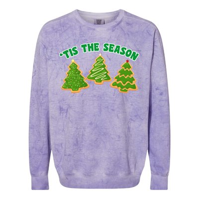 'Tis The Season Cute Funny Christmas Colorblast Crewneck Sweatshirt