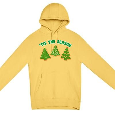 'Tis The Season Cute Funny Christmas Premium Pullover Hoodie