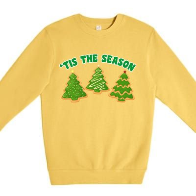 'Tis The Season Cute Funny Christmas Premium Crewneck Sweatshirt