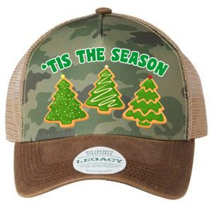 'Tis The Season Cute Funny Christmas Legacy Tie Dye Trucker Hat