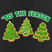 'Tis The Season Cute Funny Christmas 7 Panel Mesh Trucker Snapback Hat
