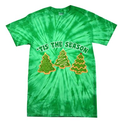 'Tis The Season Cute Funny Christmas Tie-Dye T-Shirt