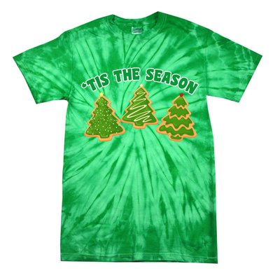 'Tis The Season Cute Funny Christmas Tie-Dye T-Shirt