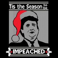Tis The Season To Be Impeached Ugly Christmas Cooling Performance Crew T-Shirt