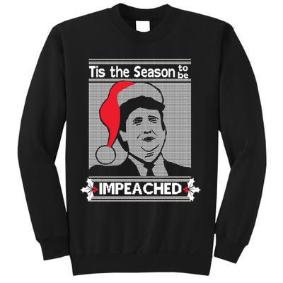 Tis The Season To Be Impeached Ugly Christmas Sweatshirt