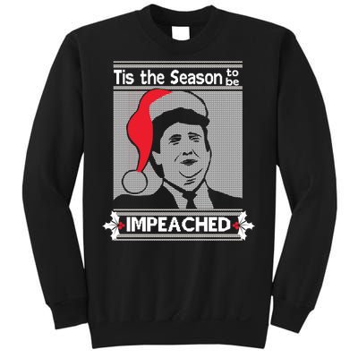 Tis The Season To Be Impeached Ugly Christmas Sweatshirt