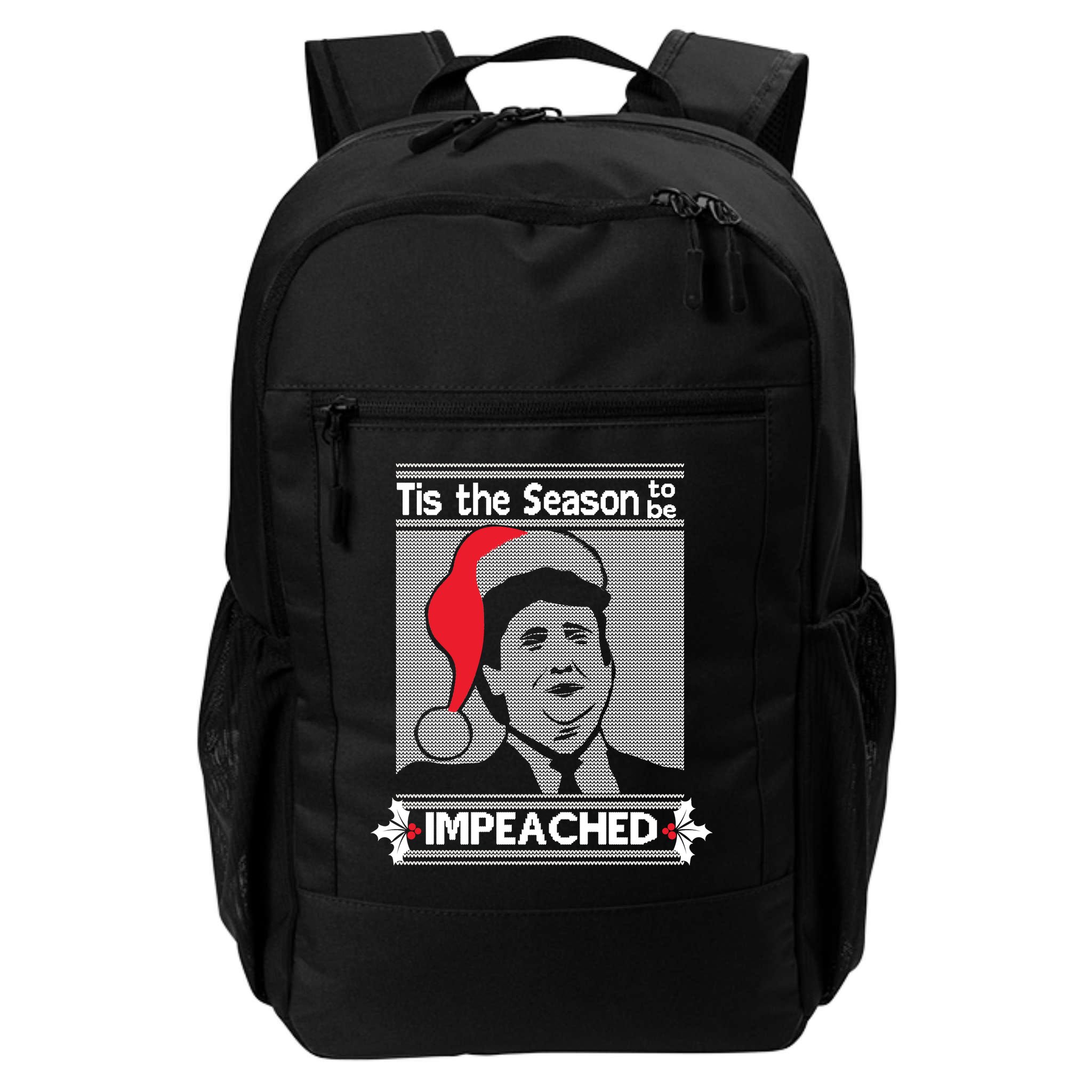 Tis The Season To Be Impeached Ugly Christmas Backpack
