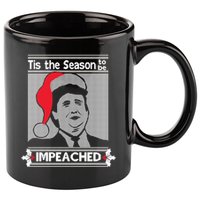 Tis The Season To Be Impeached Ugly Christmas 11oz C Handle Ceramic Mug