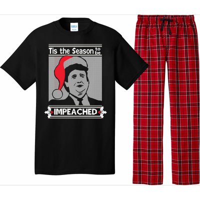 Tis The Season To Be Impeached Ugly Christmas Pajama Set