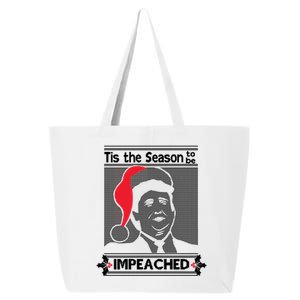 Tis The Season To Be Impeached Ugly Christmas 25L Jumbo Tote