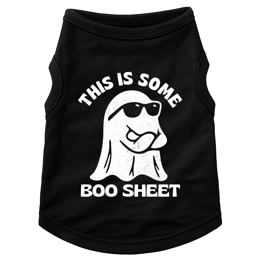 This Is Some Boo Sheet Funny Ghost Doggie Tank