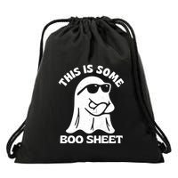 This Is Some Boo Sheet Funny Ghost Drawstring Bag