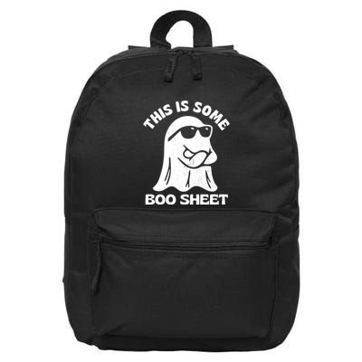 This Is Some Boo Sheet Funny Ghost 16 in Basic Backpack
