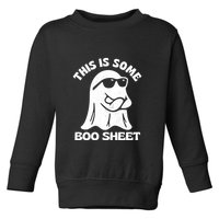 This Is Some Boo Sheet Funny Ghost Toddler Sweatshirt