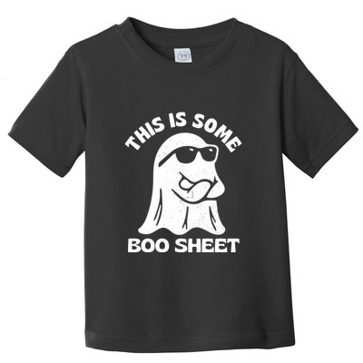 This Is Some Boo Sheet Funny Ghost Toddler T-Shirt