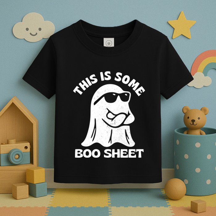 This Is Some Boo Sheet Funny Ghost Toddler T-Shirt
